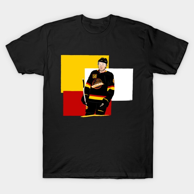 Quinn Hughes, Vancouver Canucks Wunderkind Defenceman T-Shirt by MDSmith29